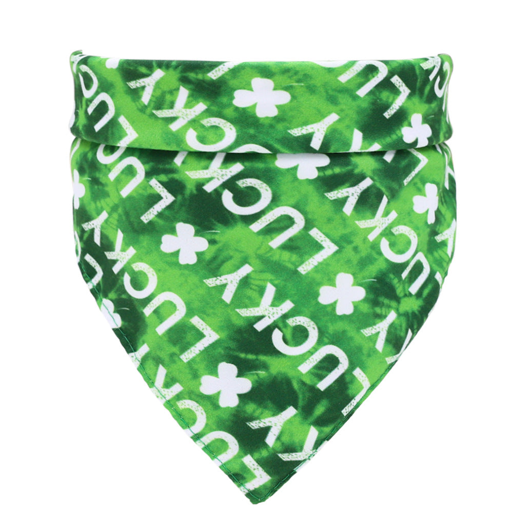 Cotton Plaid Pet Bandana – Soft Scarf & Saliva Towel for Small Dogs & Cats