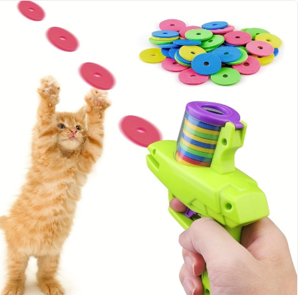 Cat Disc Launcher Toy — Keep Your Cat Busy for Hours