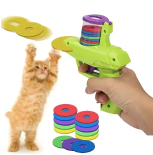Cat Disc Launcher Toy — Keep Your Cat Busy for Hours