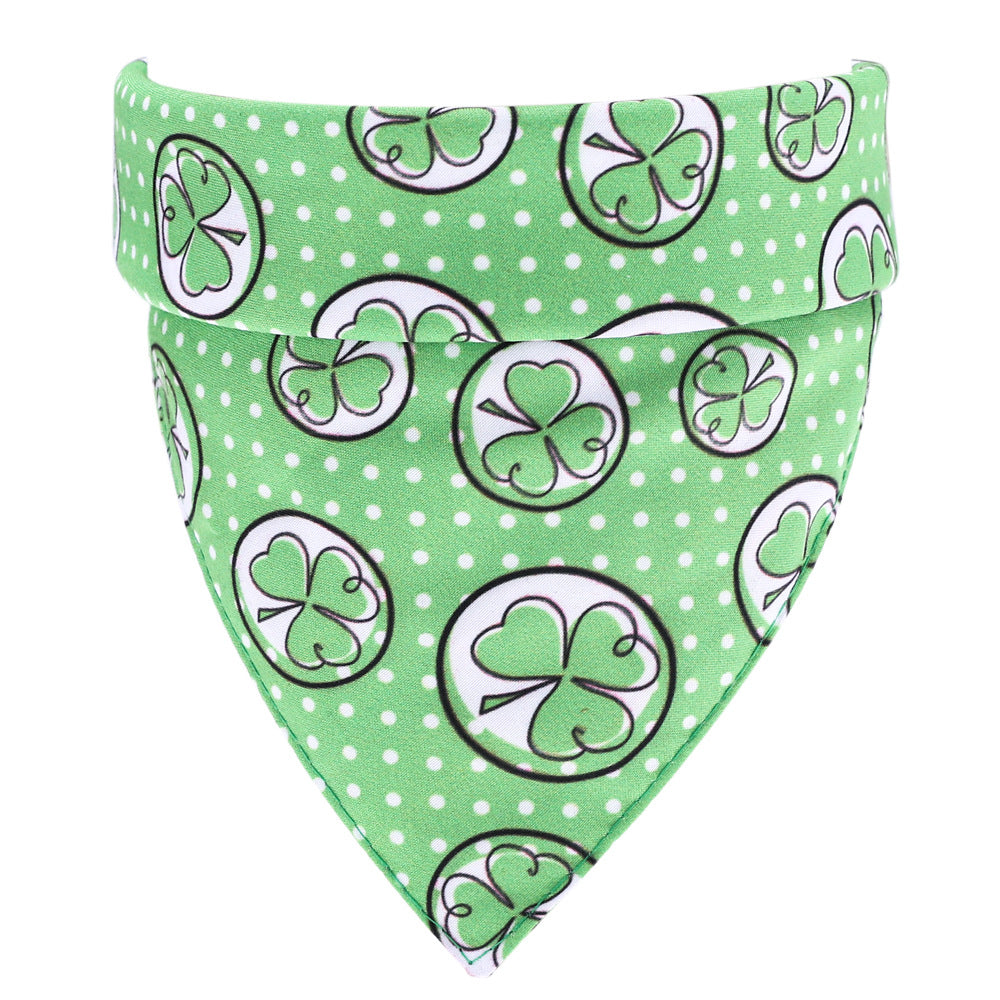 Cotton Plaid Pet Bandana – Soft Scarf & Saliva Towel for Small Dogs & Cats
