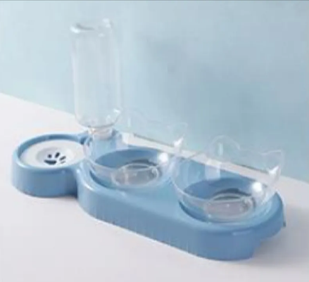 Anti-Tip Cat Bowl Feeder — No More Spills, No More Mess