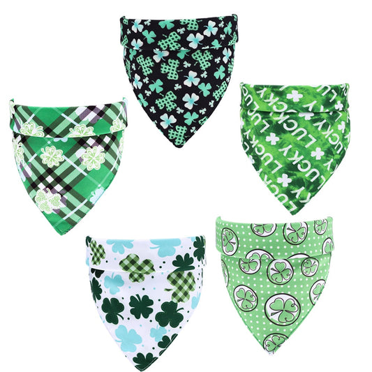 Cotton Plaid Pet Bandana – Soft Scarf & Saliva Towel for Small Dogs & Cats